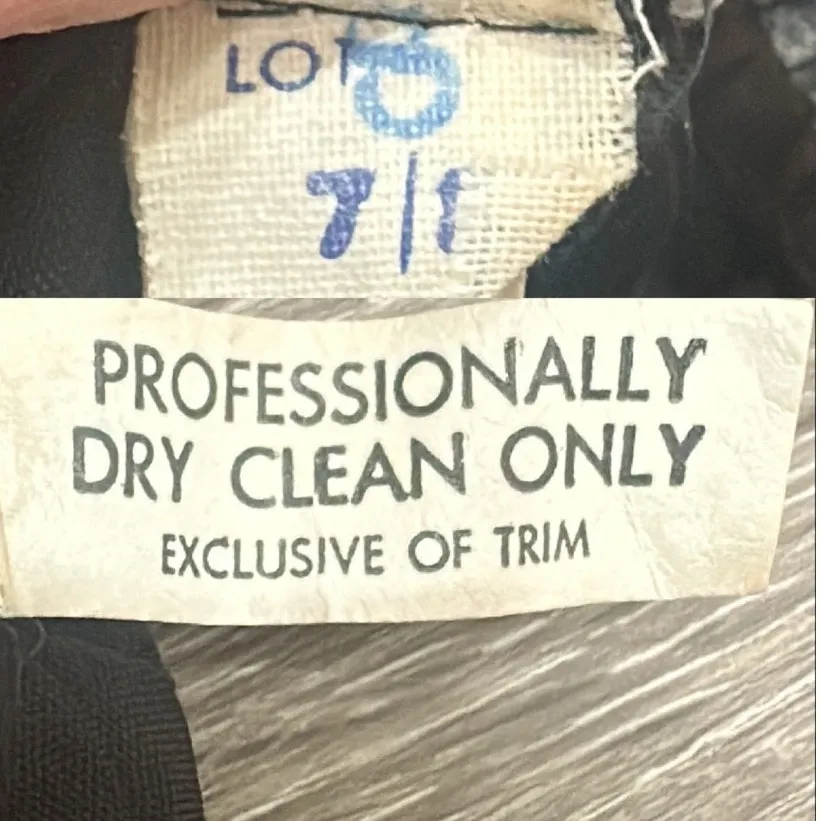 VTG 60-70s Black Chiffon Tiered Midi Dress Pink Floral Coquette Fairy Cottage XS - Image 13