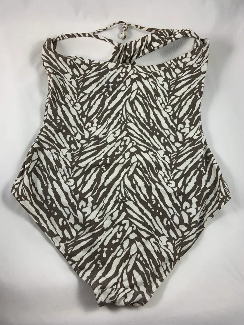 s 16 Animal print beige swimsuit - Image 2
