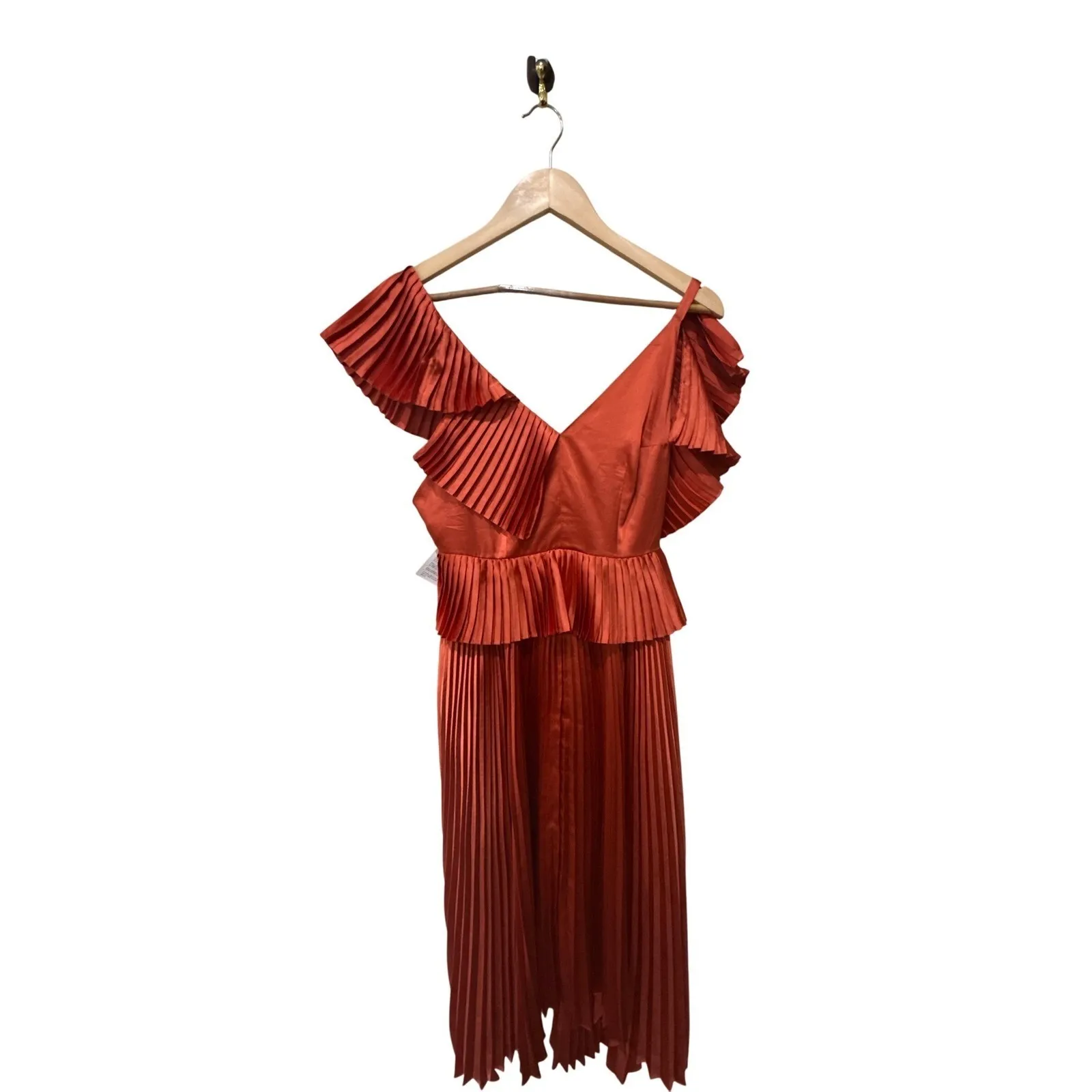 Amur Liliana Dress Size 2 Red - Image 8