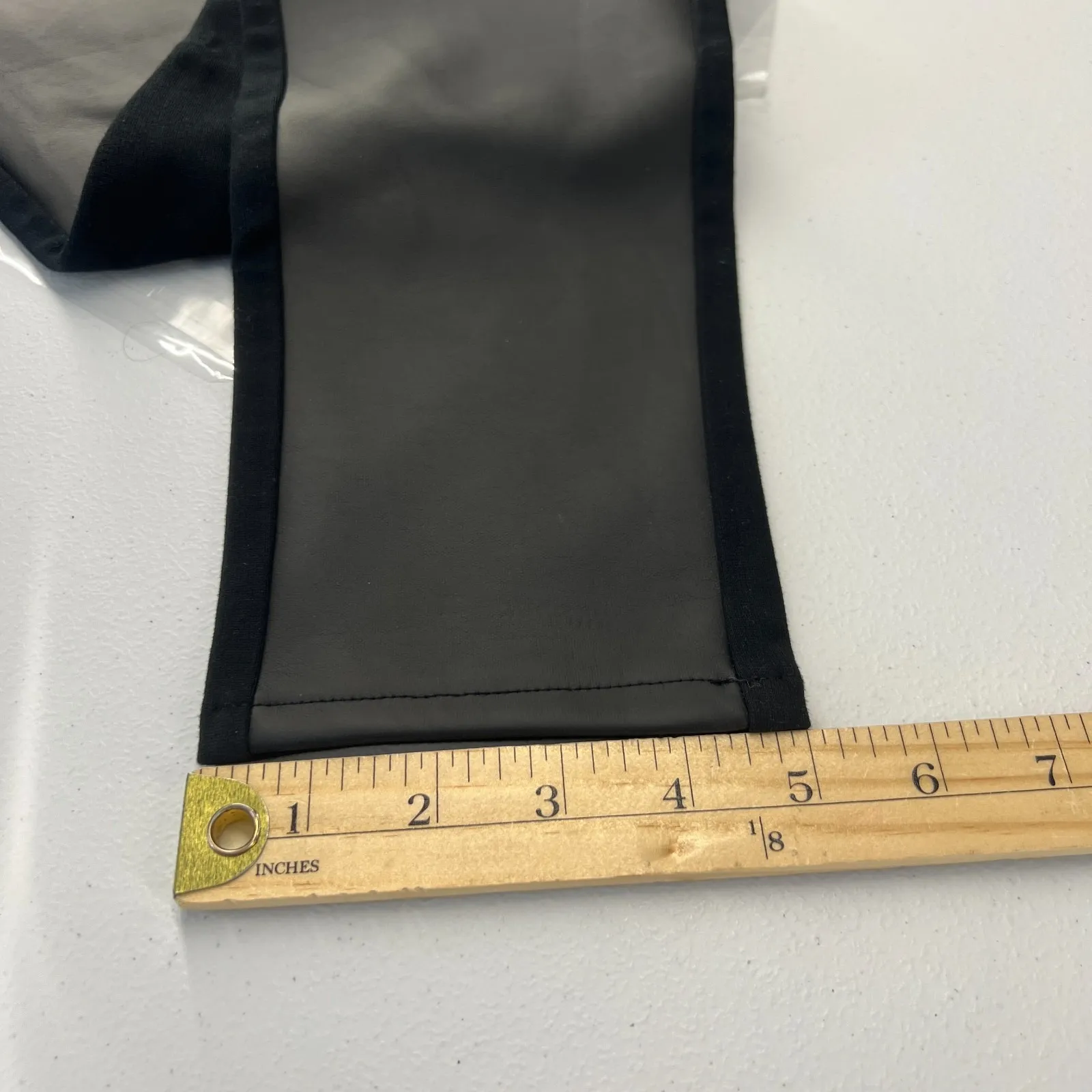 Mossimo Pants Womens 6 Black Stretch Faux Leather Skinny Leg Trendy Low Rise - Image 12