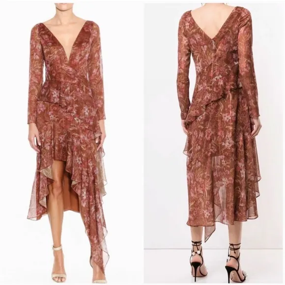 Marchesa Notte cocktail dress NWT Red Size 2 - Image 2