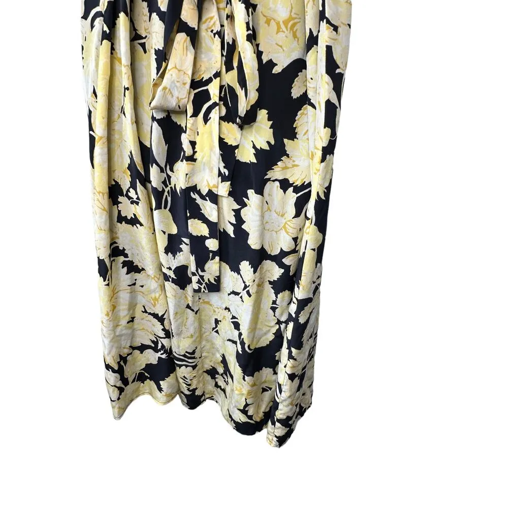 Stine Goya Gianna Silk Dress Hortensia Dark Women's Size XS Yellow - Image 9