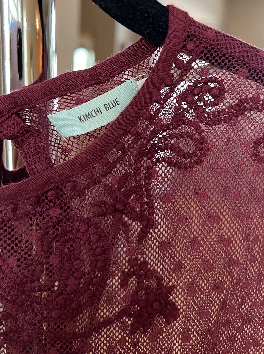 Kimchi Blue Maroon Dress - Image 4