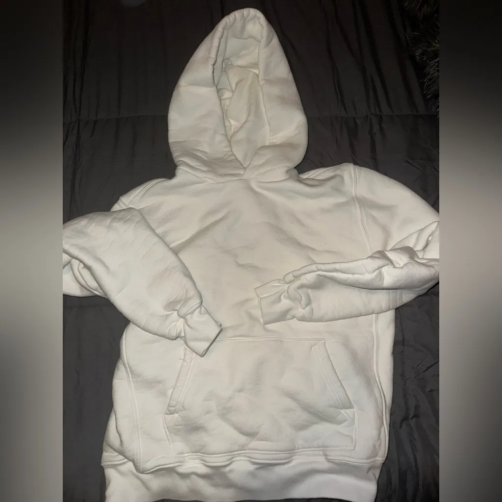 Madhappy White Oversized Hoodie size S - Image 2