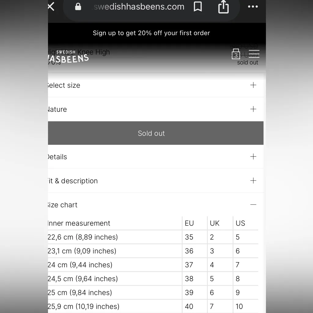 Swedish Hasbeens Plain Knee Boots Tan Size 11 - Image 11