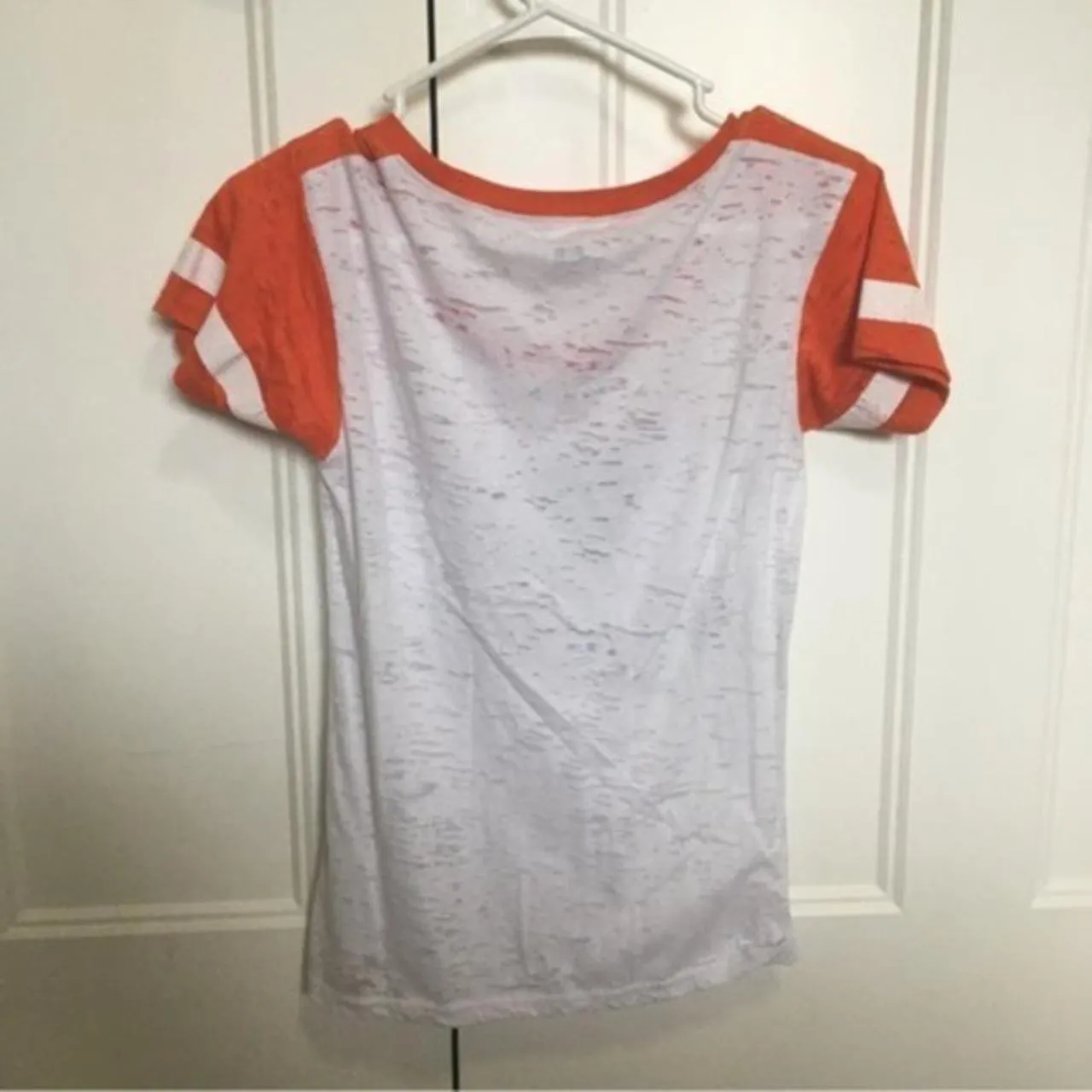 Oswego High School Panthers Camouflage Faded Fitted T - Image 5