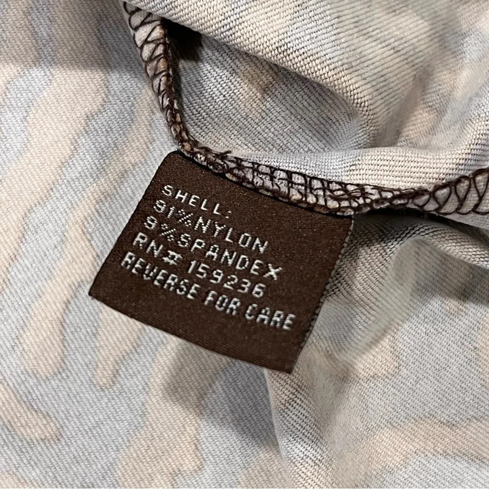 J. McLaughlin Women’s Brown Zebra Print Quarter Zip Top - Image 7