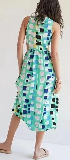 NEW Anthropologie Corey Lynn Calter Abstract Midi Dress - Image 2
