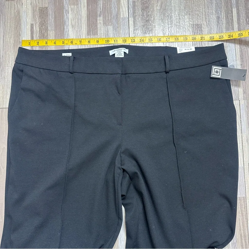 Liz Claiborne Classic Black Trousers NWT Women's Plus Size 24W - Image 4