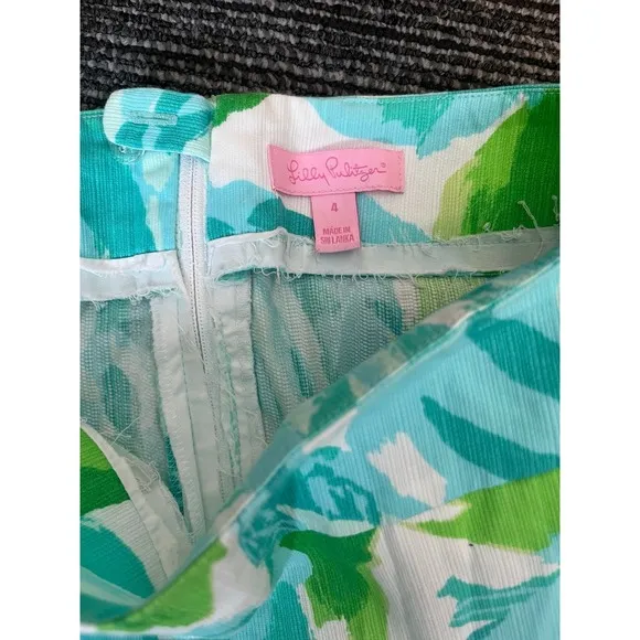 Lilly‎ Pulitzer skirt poolside blue first impression sample - Image 2