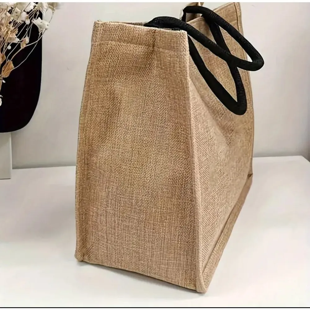 None Nana Letter Print Tote Bag - Image 4