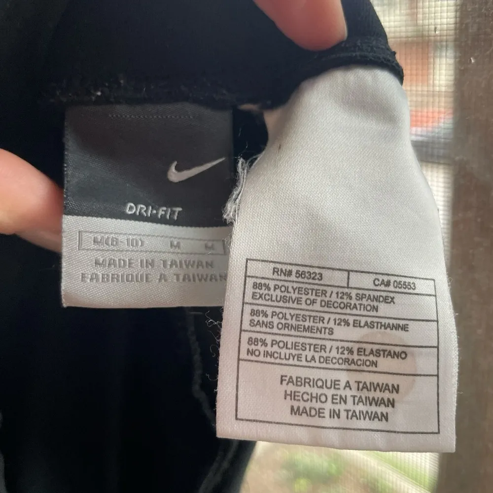 Nike Dri-Fit Black Highwaisted Shorts - Image 4