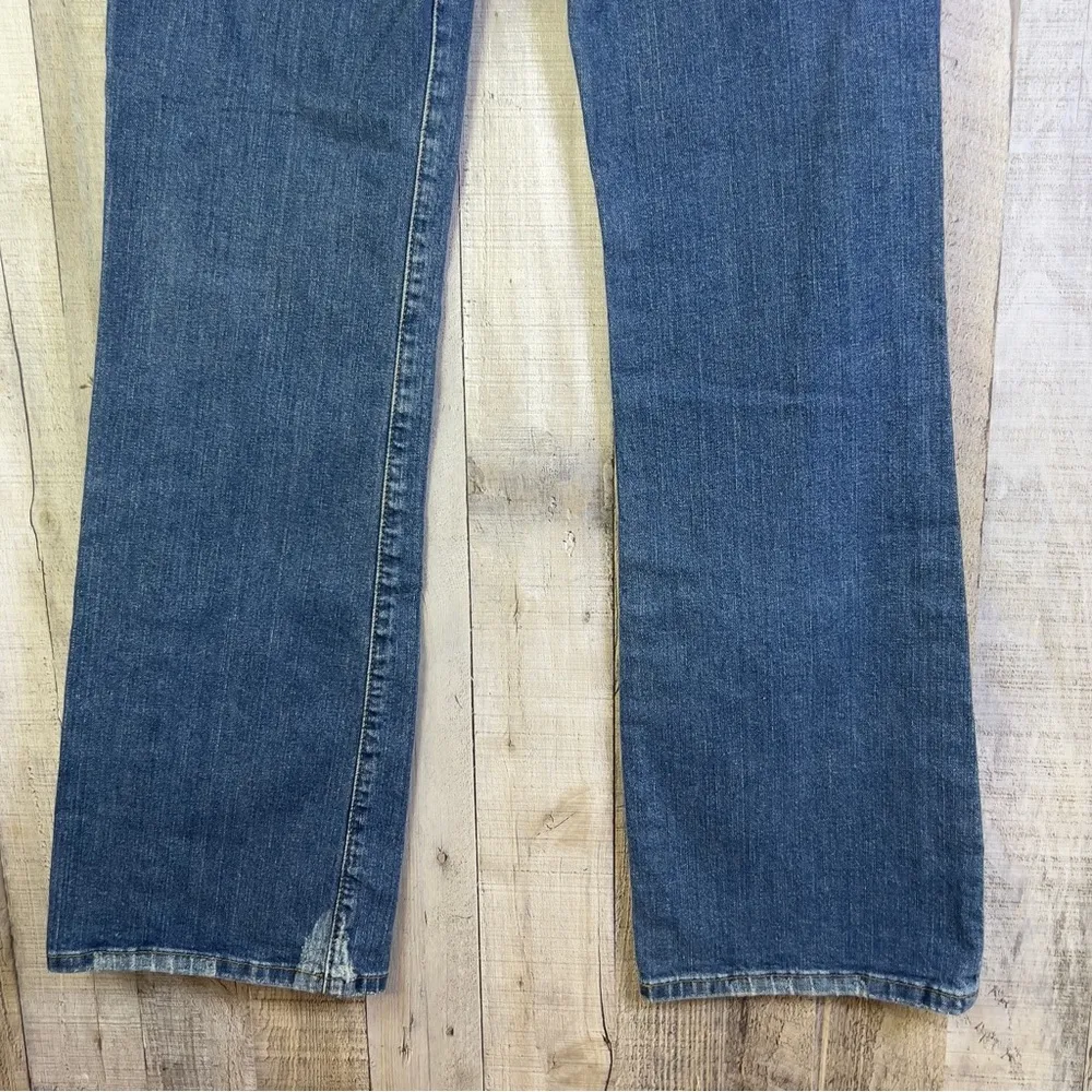 X2 Denim Laboratory Flare Leg Size 2 Reg w/5 Pockets & Belt Loops & Dist… - Image 8