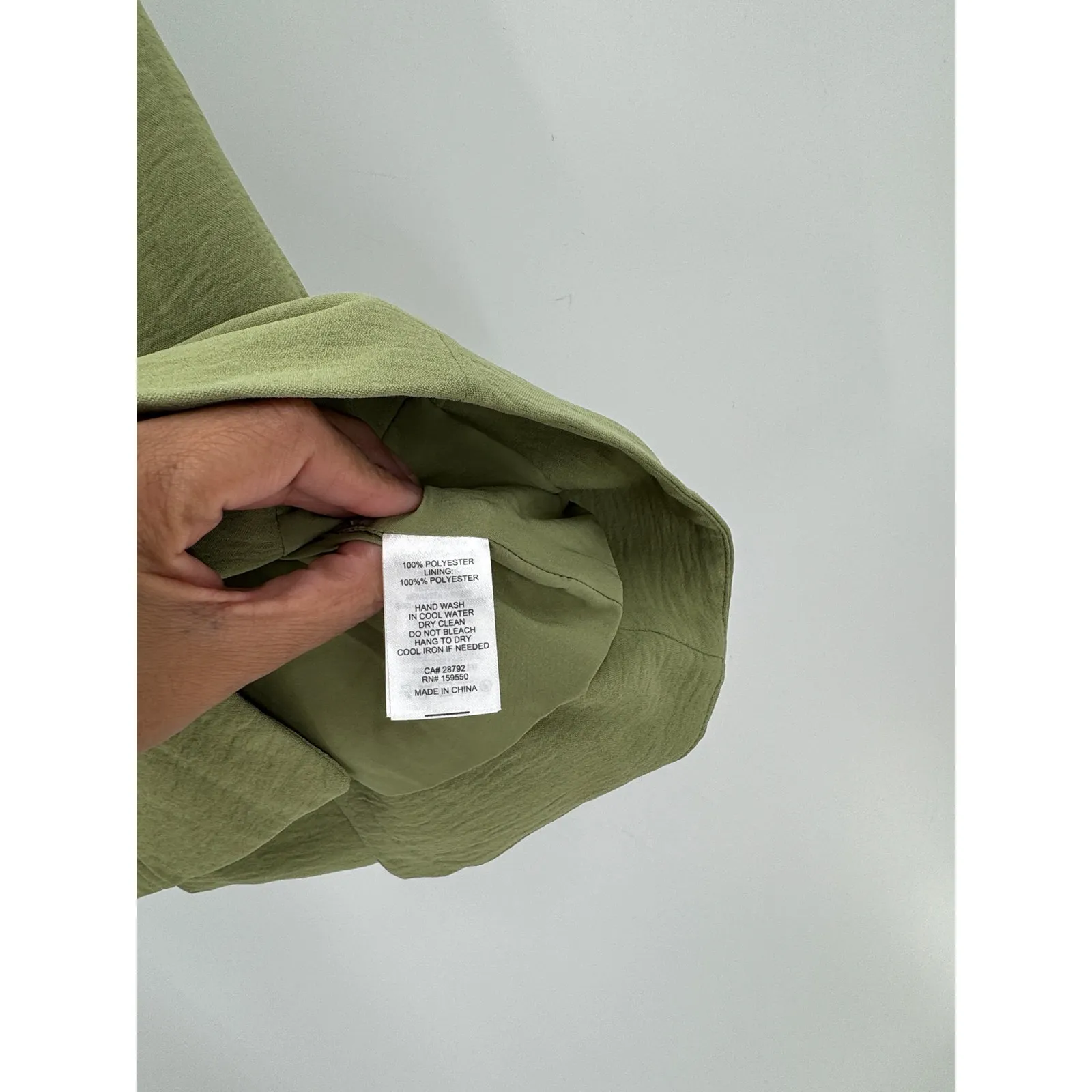 Maison D'Amelie green Vest cinch buckle in back size 8 preppy it girl summer - Image 8