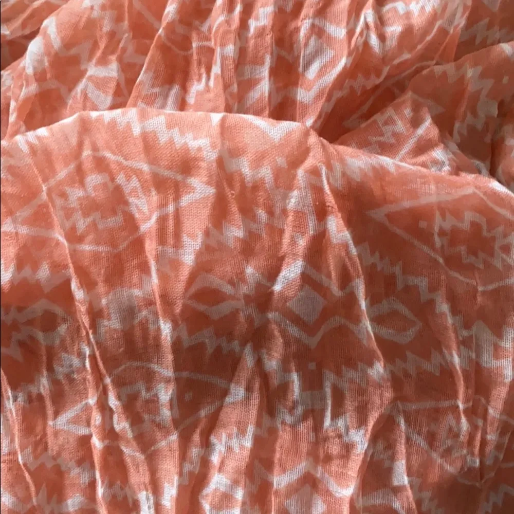 😊 Coral Aztec infinity scarf 😊 - Image 6