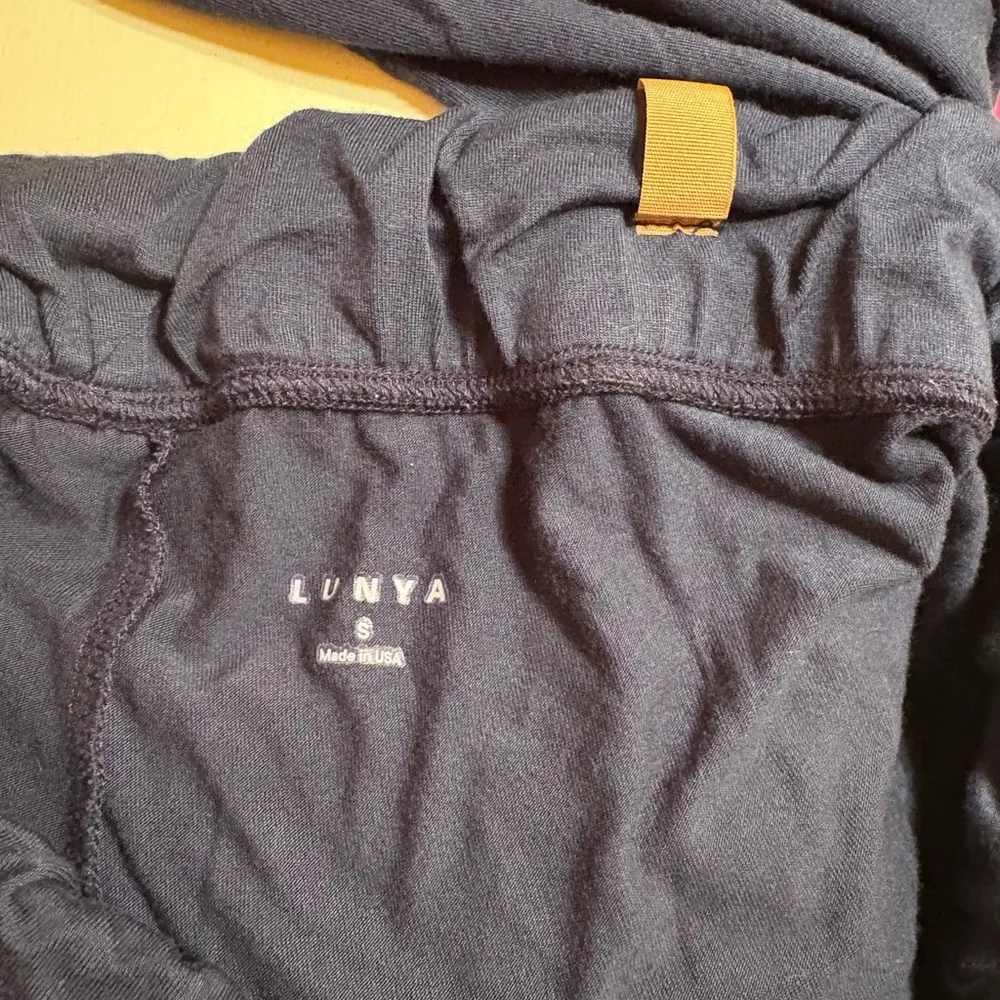 Lunya Soft Modal Draped Joggers in Deep Blue - Image 7