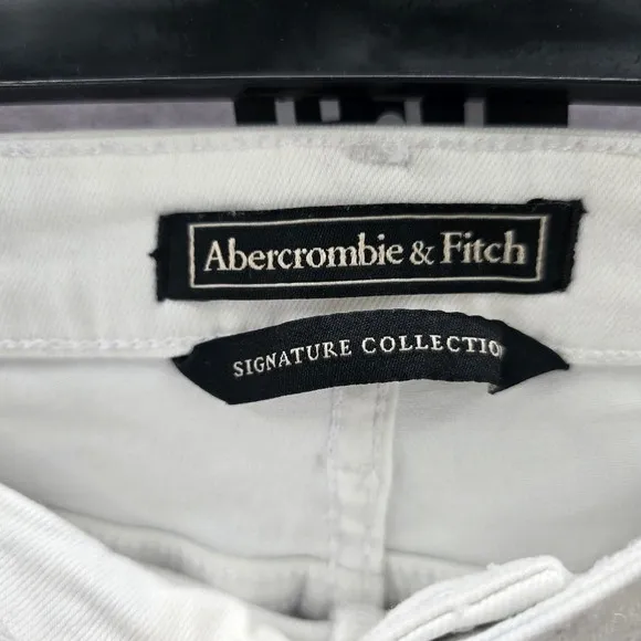 Abercrombie & Fitch White Blue Tie Dye Skinny Slim Denim‎ Pants Jeans 28x28 - Image 7
