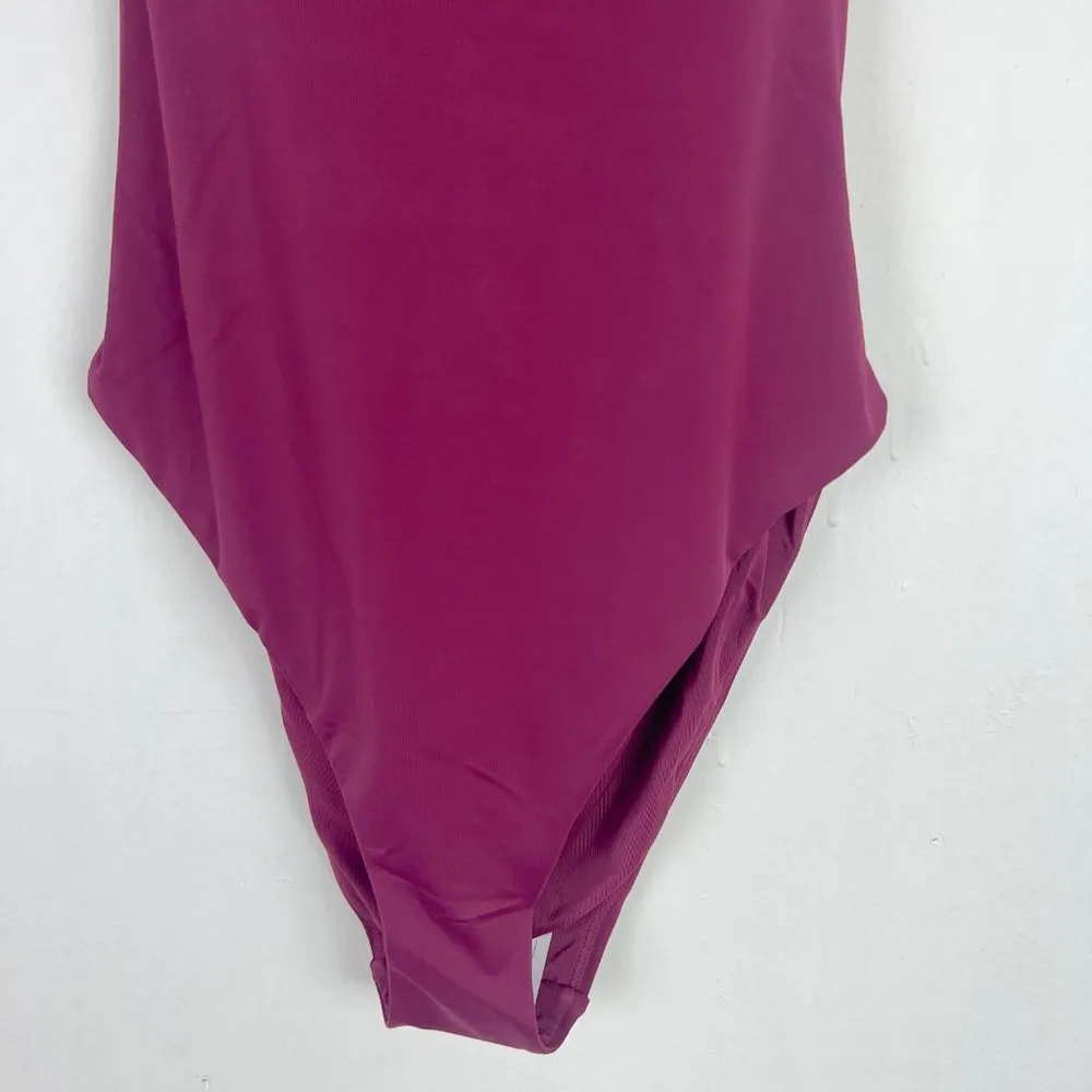 NWT Andie Swim The Lagos One Piece Swimsuit Flat Plum Size Large L NEW - Image 4