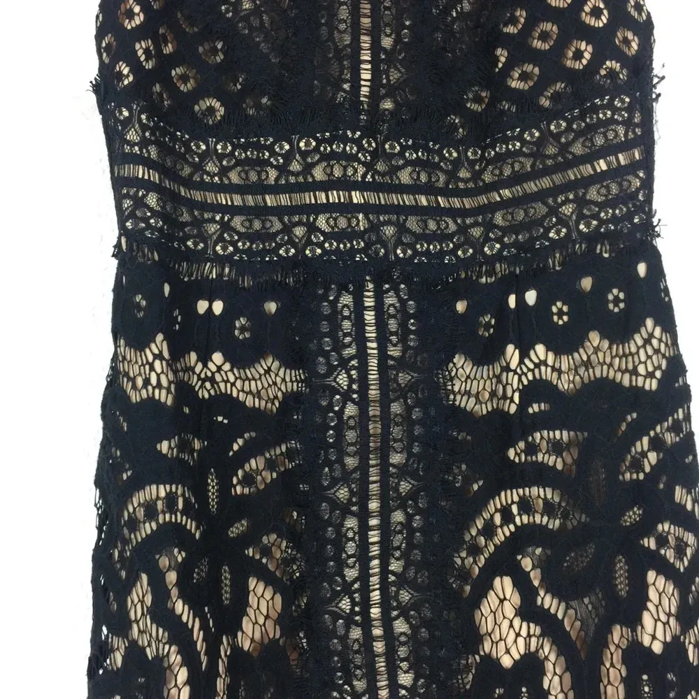 NWT Keepsake The Label Bridges Black Lace Overlay Bodycon Midi Dress XS - Image 11