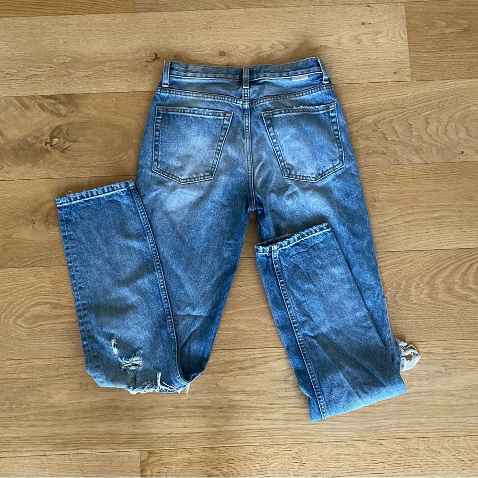 Boyish - Tommy High Waist Straight Leg Jeans In Tokyo Story in Blue - Image 6