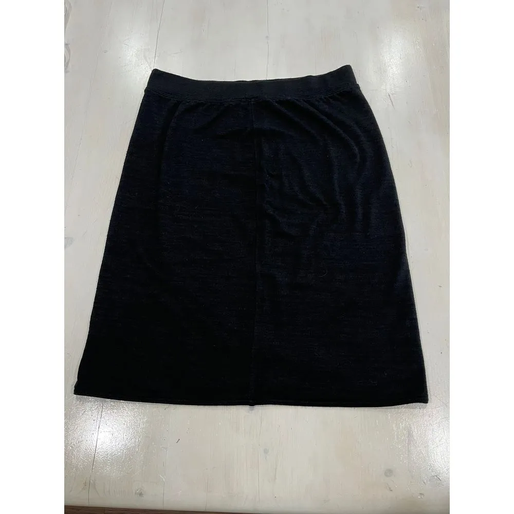 GAP Black‎ A-Line Skirt Classic Knee Length Office Wear Versatile - Image 4