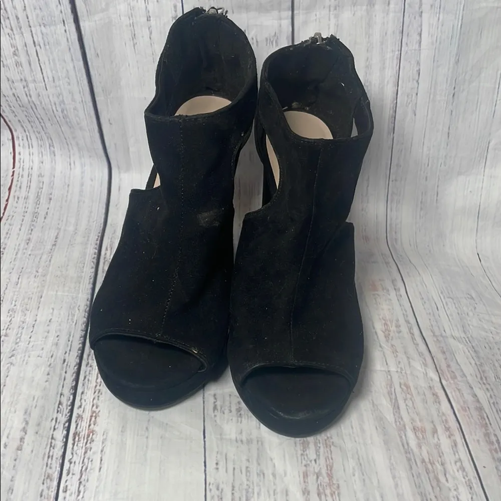 H&M Black Block Heel Sandals - Image 4