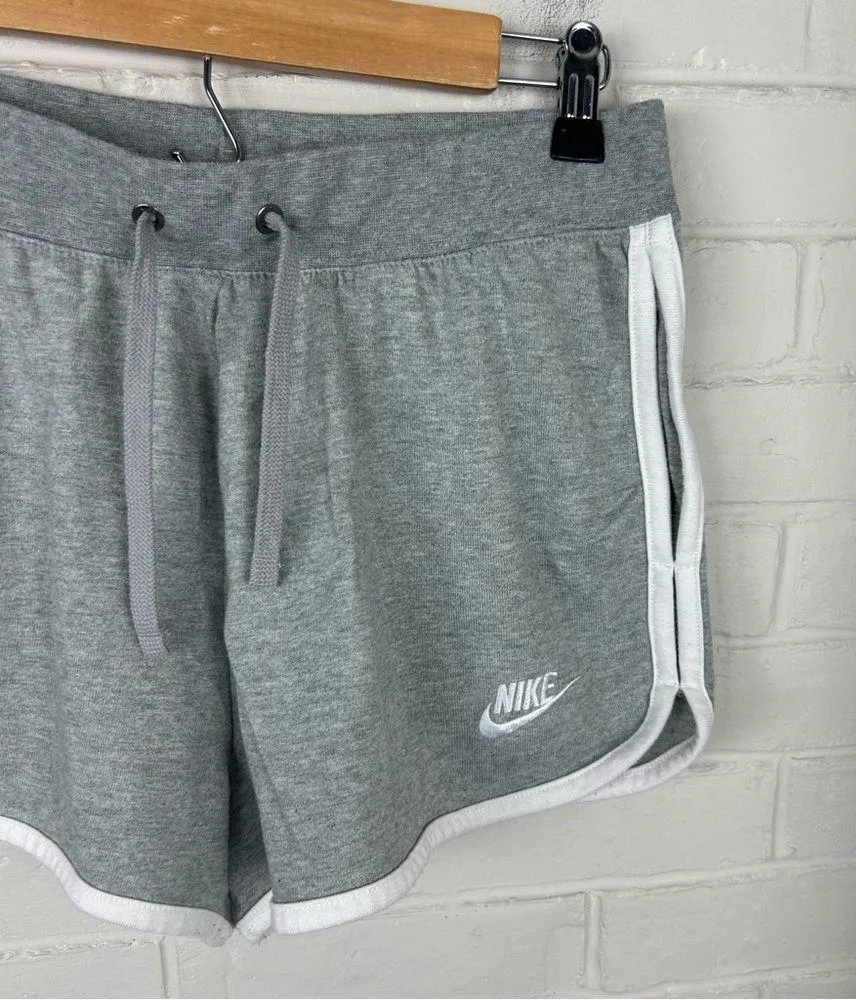Nike Grey Casual Logo Lounge Shorts Size M - Image 5