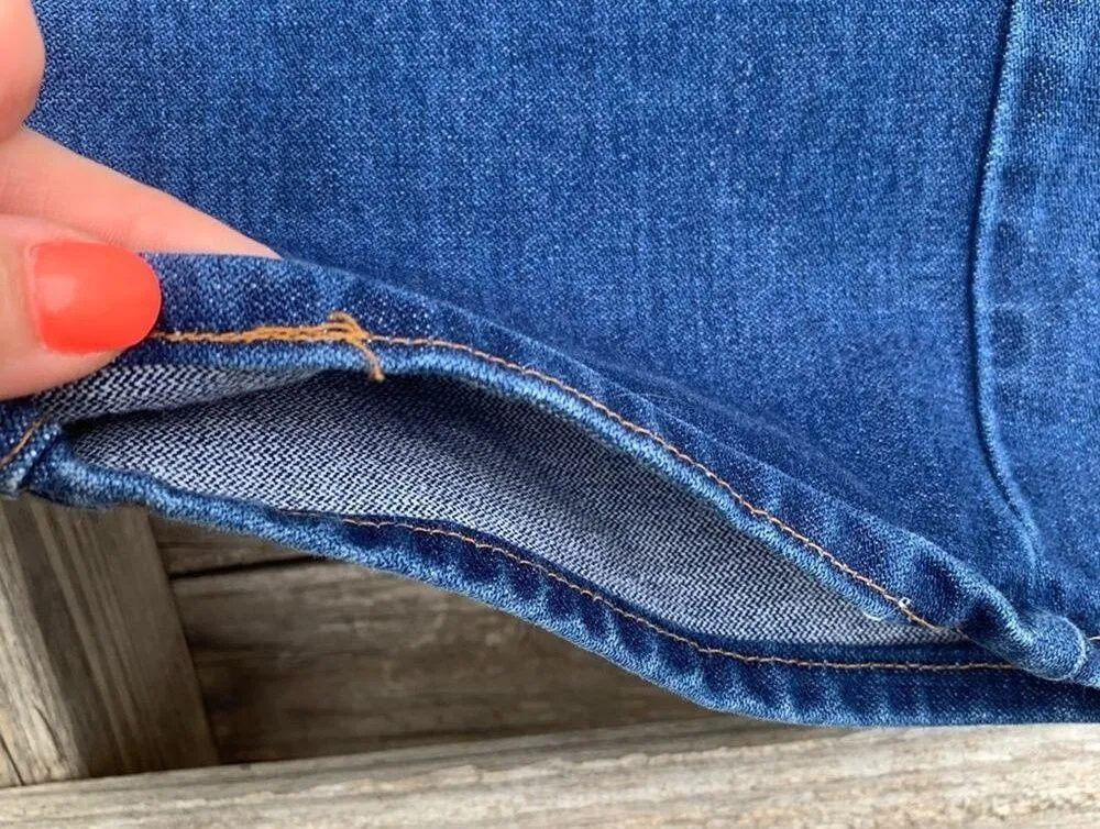 Vintage 70s Wrangler 912 No Fault Jeans high rise  36x34 - Image 7