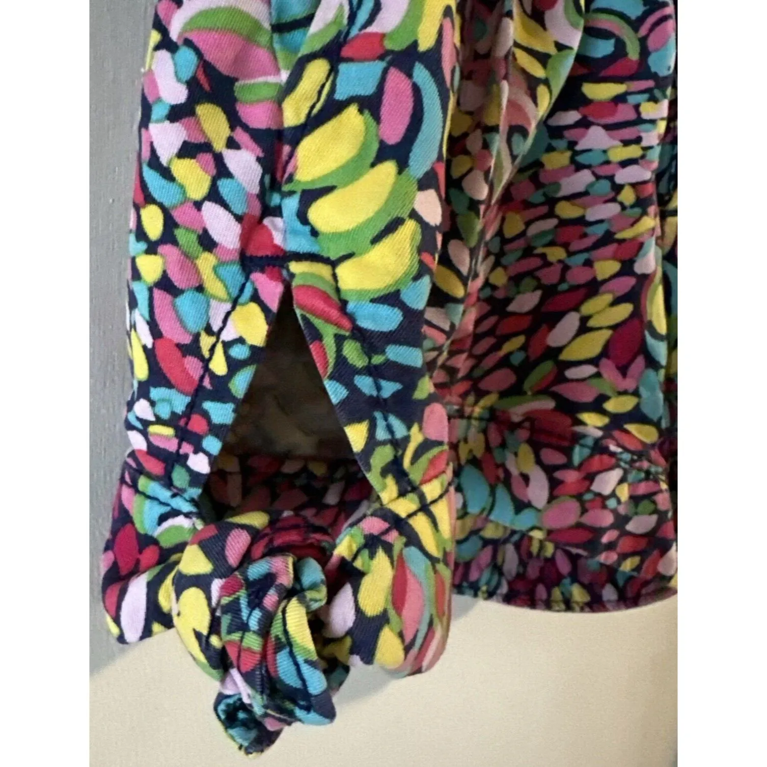 Lilly Pulitzer Side Tie Shorts Size 0 Flawed Summer Vacation Colorful‎ Beachy - Image 3