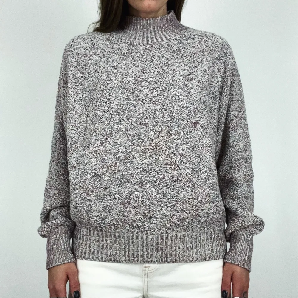 Vintage Varigated Knit Mockneck Sweater | Size L Size L - Image 6