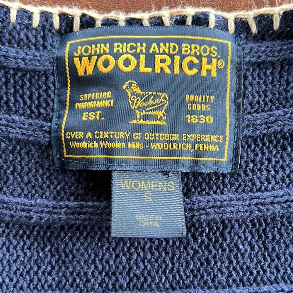 Woolrich Ramie Blend Knit Zip Up Vest - Image 9