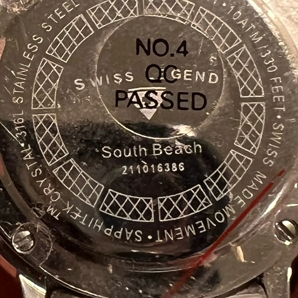 Women’s Swiss Legend South Beach Water Resistant Stainless Steel Blue Band - Image 5