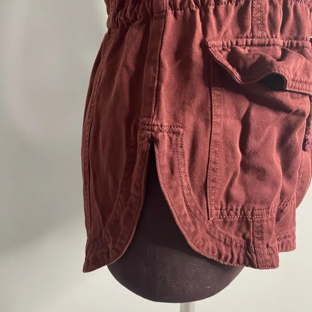 Full Tilt Burgundy Utility Jacket Women’s Small - Image 11