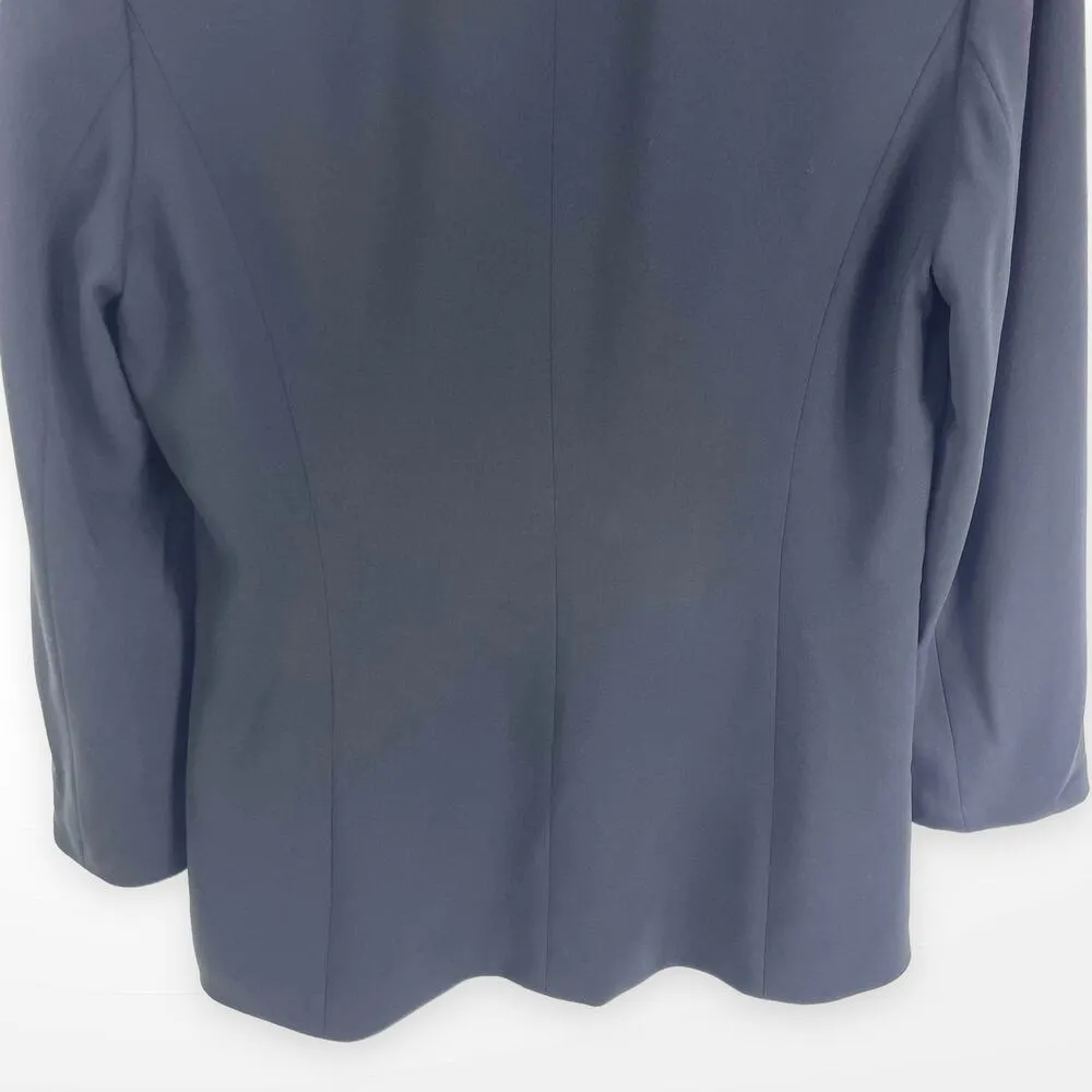 90s ANN TAYLOR Vintage Black Three Button Suit Jacket Size 10 - Image 10