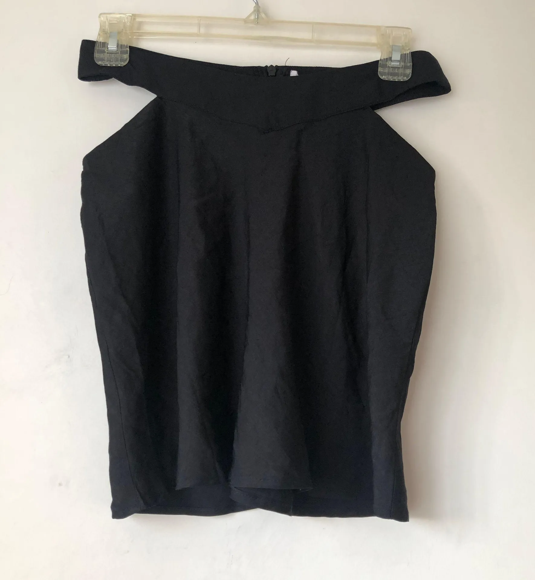 Verona Black Cut Out Mini Skirt 4 - Image 2