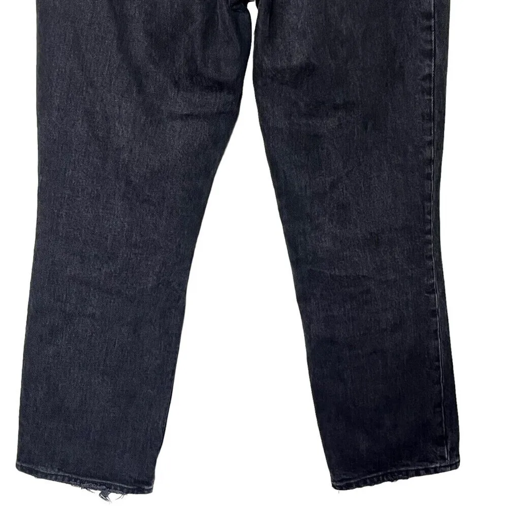 Abercrombie & Fitch A&F Curve Love Denim  Ultra High Rise 90s Straight Jean 26/2 - Image 6