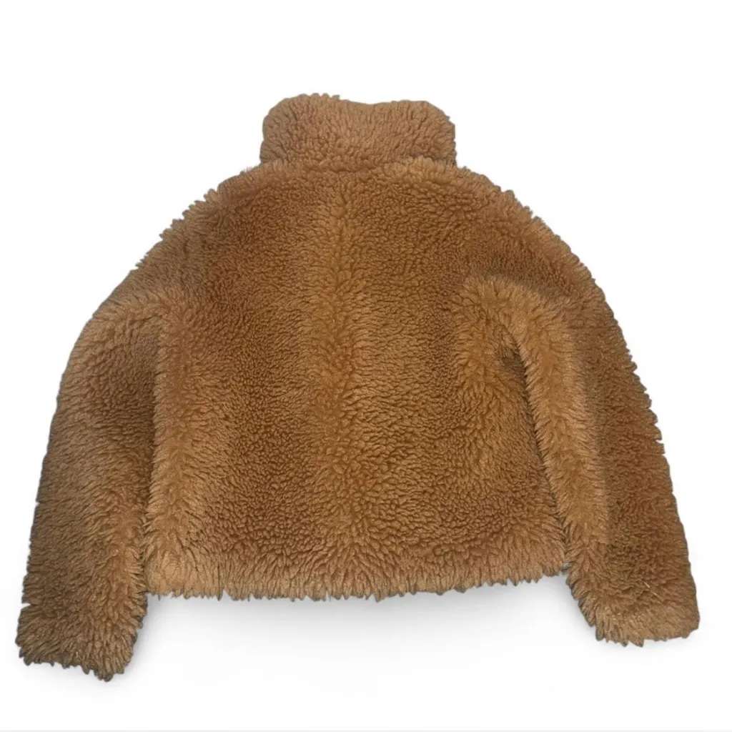 Lauren Conrad Teddy Coat Sherpa Toggle Jacket Size Medium - Image 4