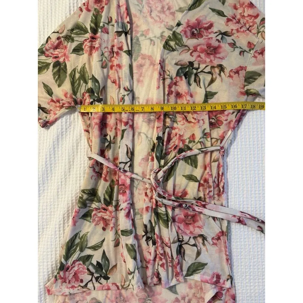 Show Me Your Mumu One Size Short Brie Garden of Blooms Floral Kimono Robe - Image 3