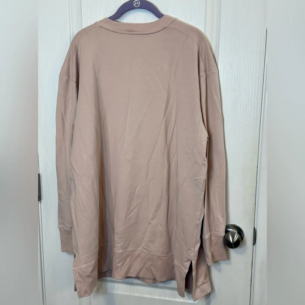 Daily Ritual Taupe Long Sleeve Top Tan Size XL - Image 4