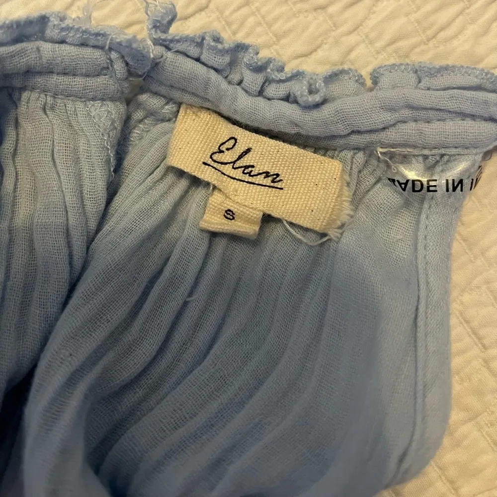 Elan Sky Blue Flowy Mini Dress Size S - Image 10