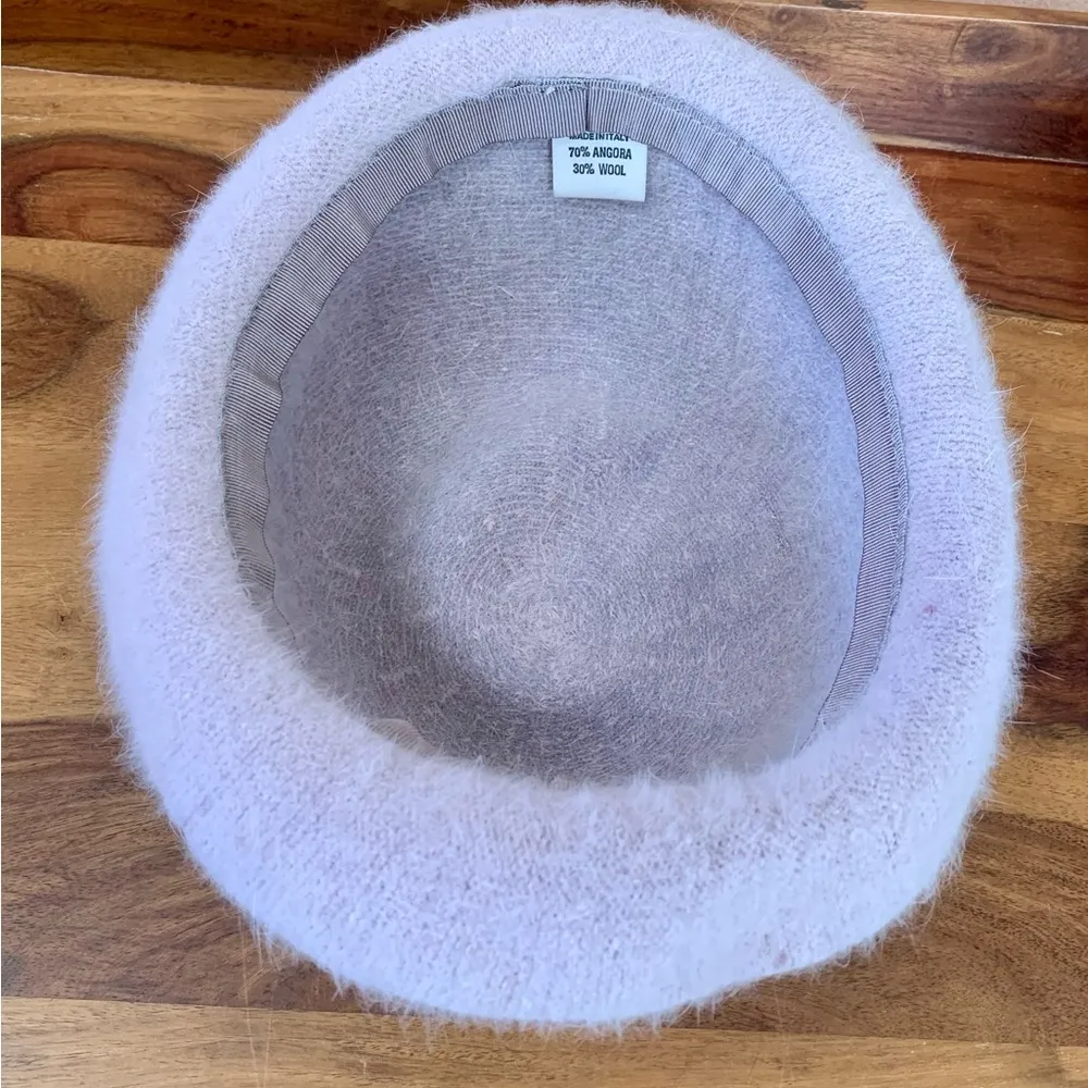 Angora Wool Lilac Hat - Image 5