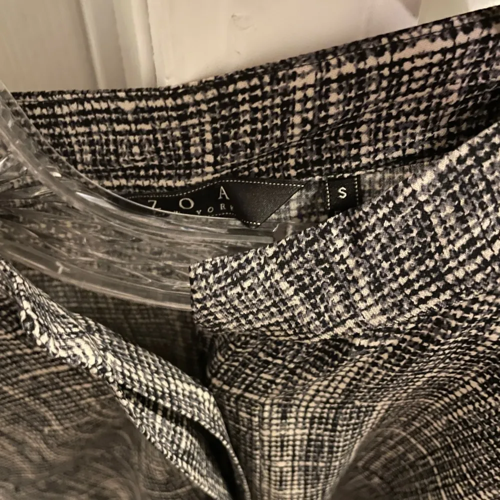 Zoa Blouse Black and White Professional Button Down Blouse - Image 4