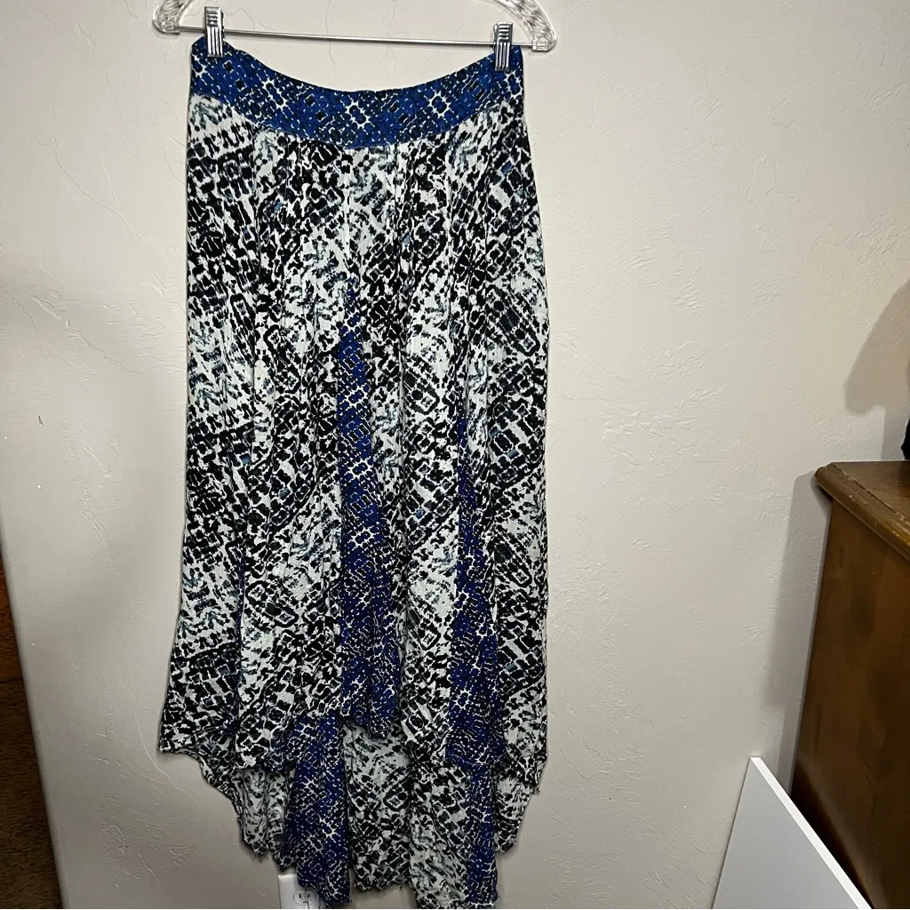 Free People Show You Off Boho High Low Hippie Maxi Asymmetrical Skirt - Image 5