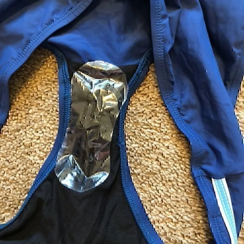 NWOT NEW NAUTICA Dark Blue Turquoise White Belted Belt Swimwear Bikini BOTTOM 14 - Image 7