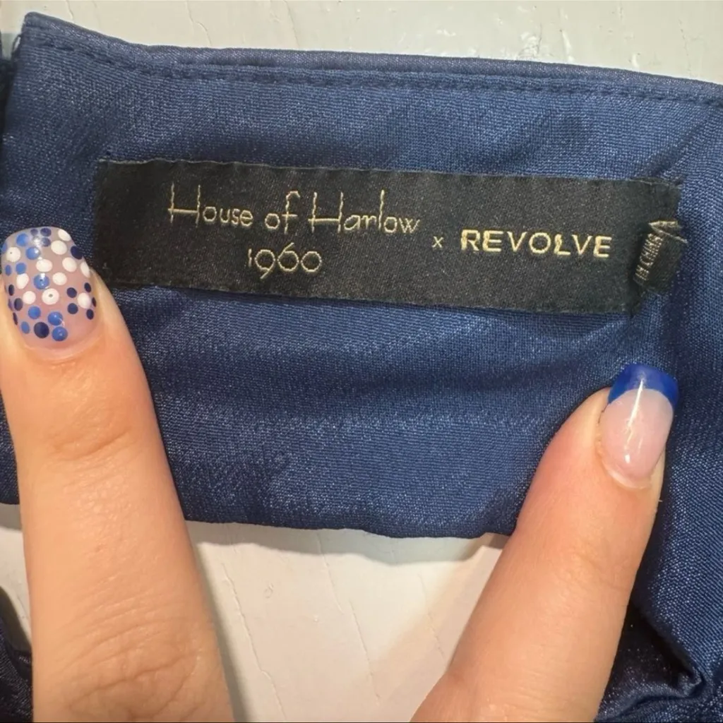 House of Harlow 1960 x Revolve Satin Crop Top - Image 4