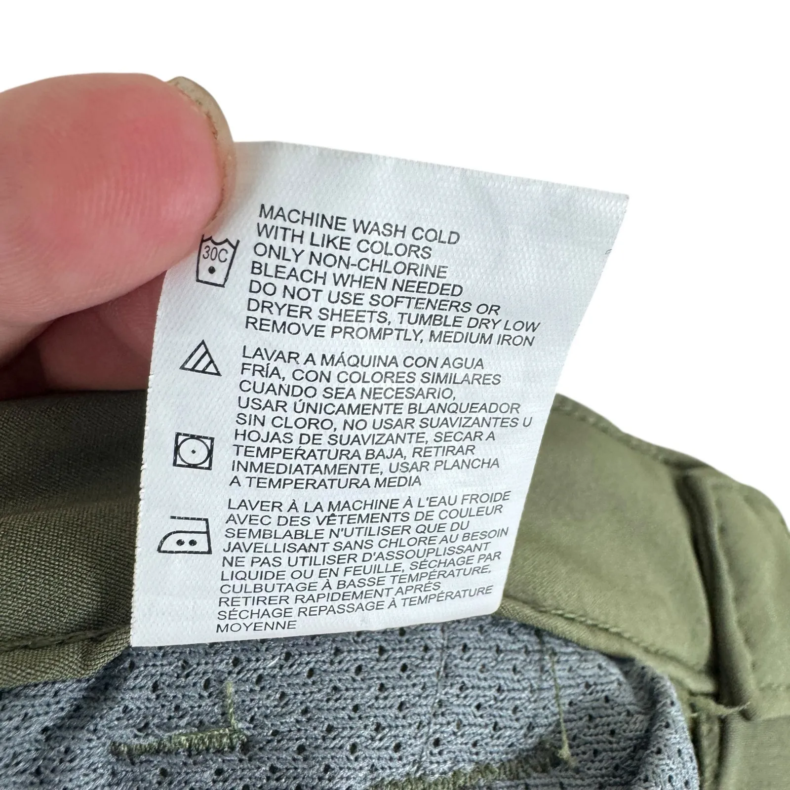 Dickies Cooling Temp-IQ Green Lightweight Shorts Pockets Women's Size 10 - Image 9