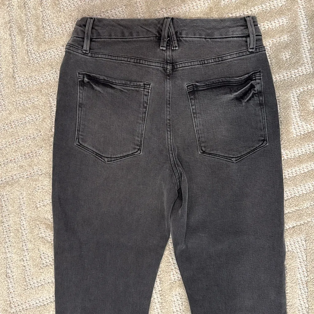 Good American Women's Good Classic Raw Hem Slim Jeans - Image 5