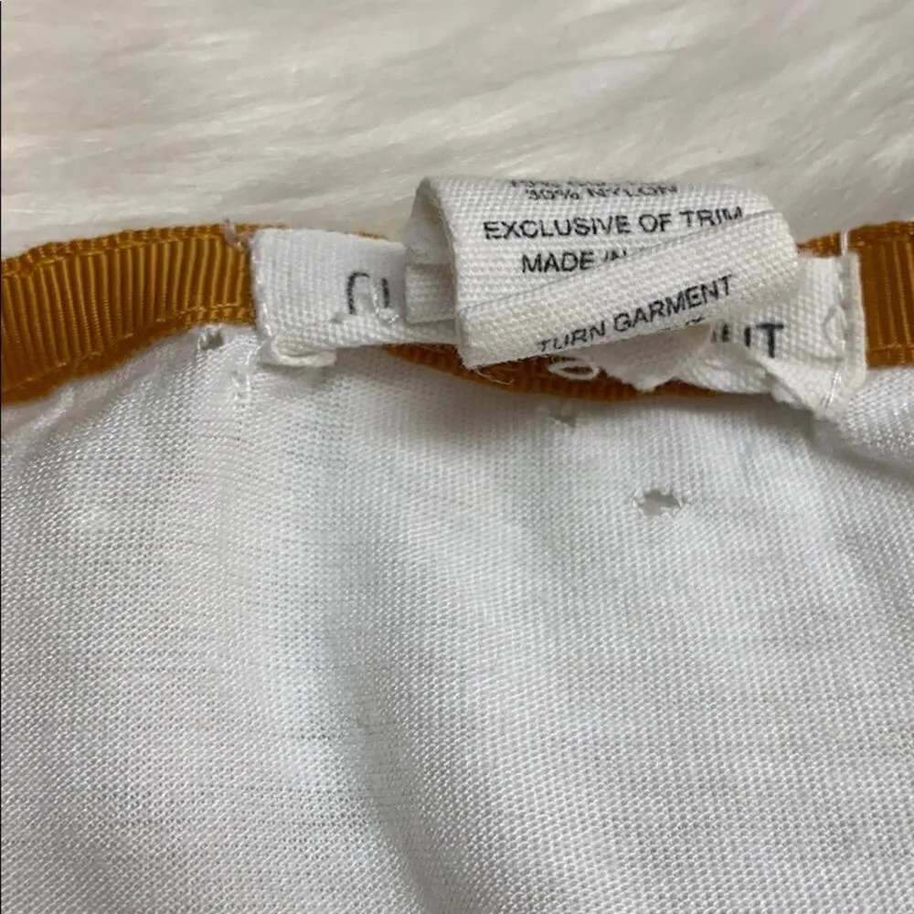 Clover + Scout Dip Dye Boho Lace Eyelet Blouse Medium - Image 7