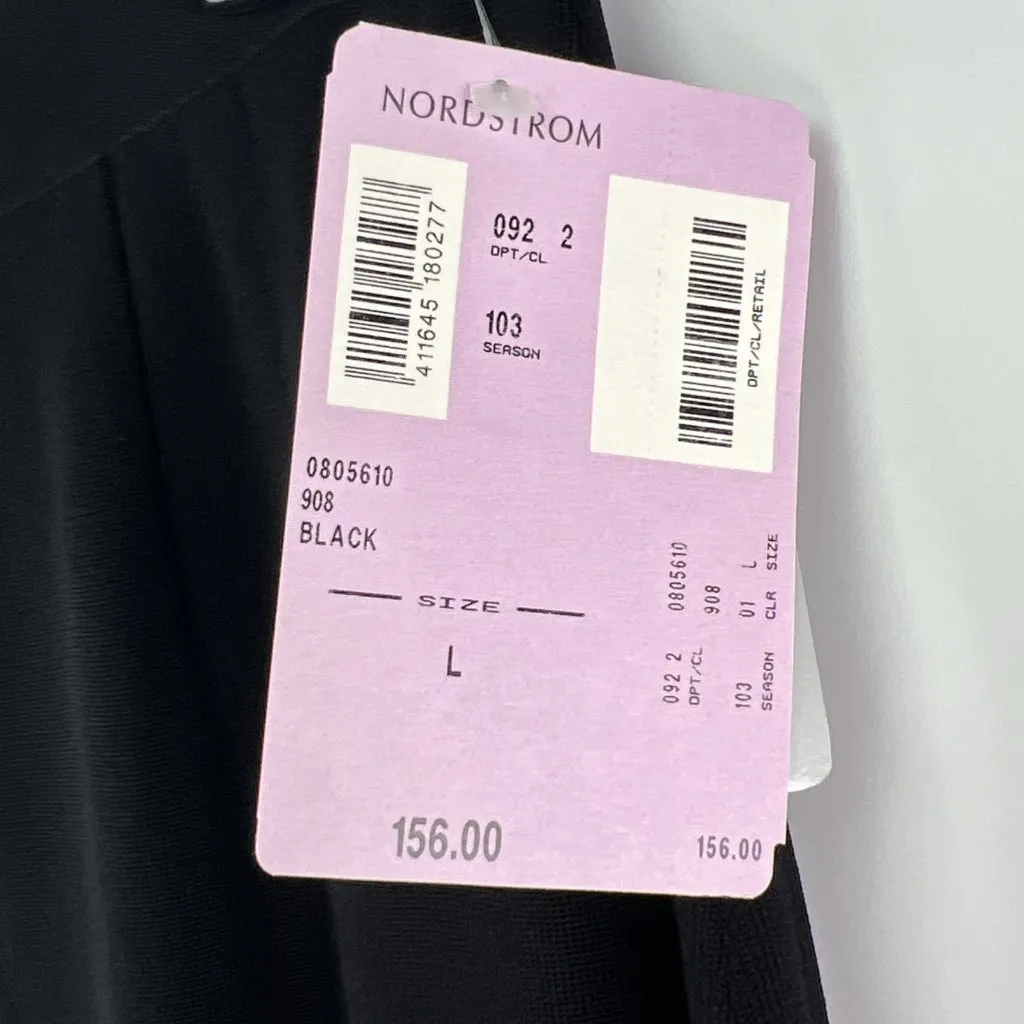 Misook PL Black Pull On Skirt Knee Length Stretch Capsule Minimalist Washable - Image 3