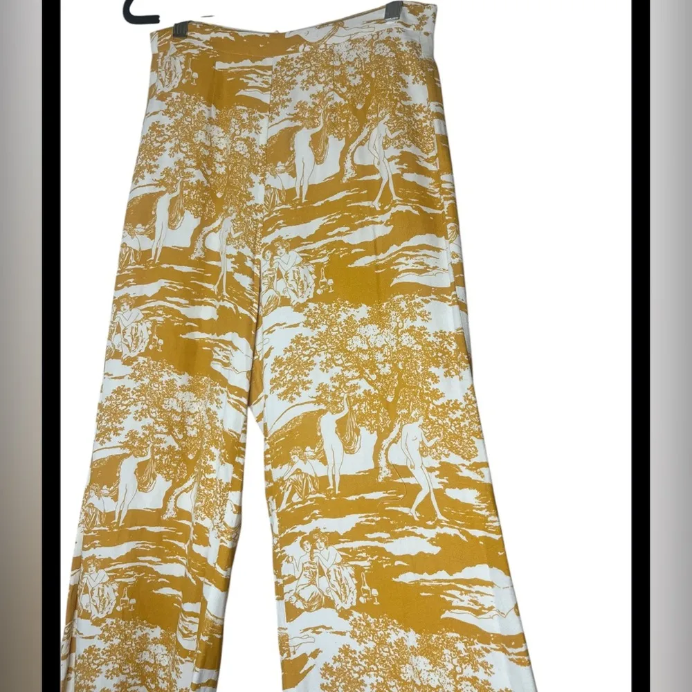 Reformation yellow Clare pant in Renaissance size 4 - Image 4